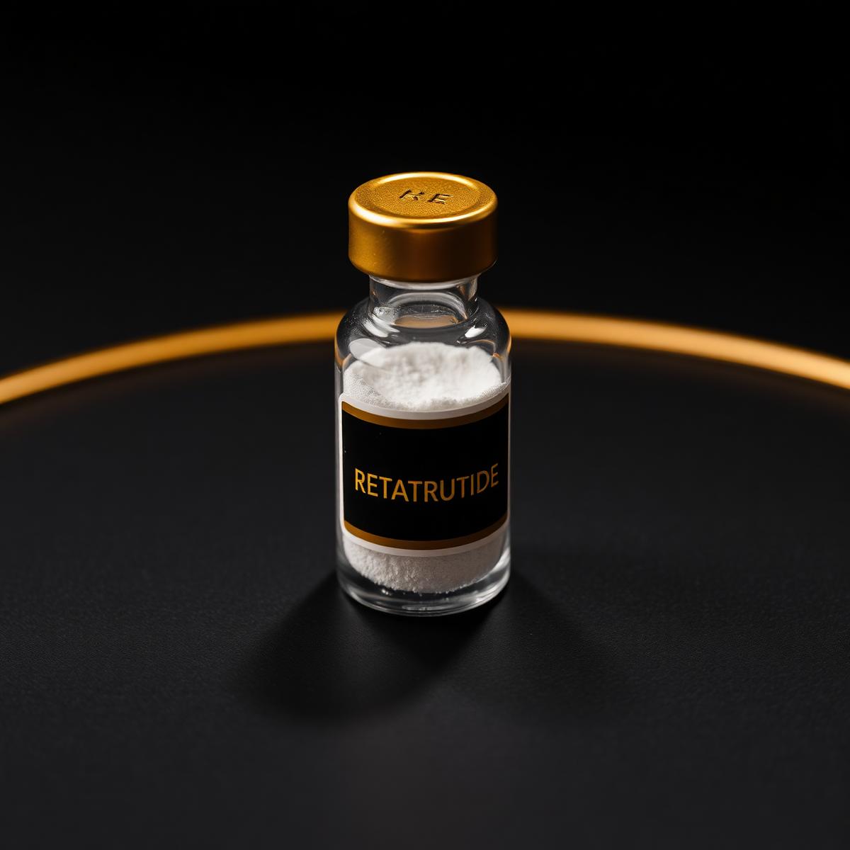 Retatrutide research peptide vial